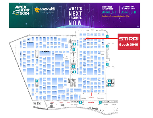 JOIN US AT APEX EXPO 2024! STIRRI Booth 3949! WE CARE ABOUT THE FUTURE!