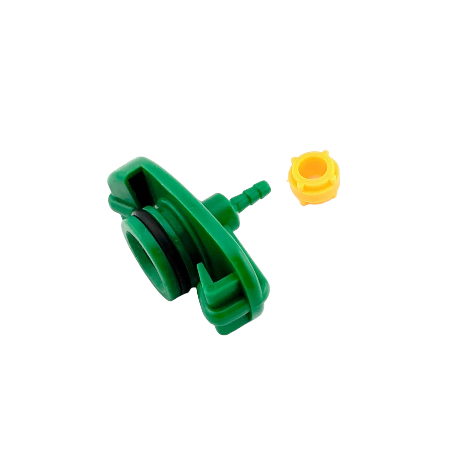 Industrial Syringe Barrel Pneumatic Adapter Head & Collet Locking Ring Set - 5cc 10cc 30cc 55cc