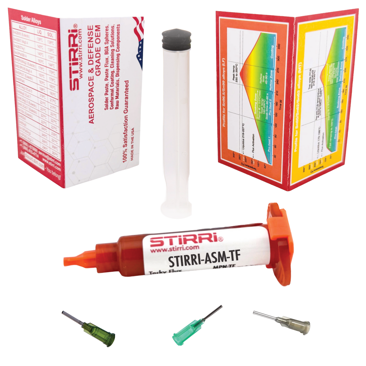 ASM-TF universal no-clean tacky soldering flux for hand-soldering and automated assembly (ROL0)
