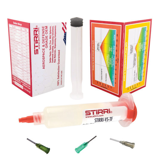 V5-TF – Universal Air-Free No-Clean Halogen-Free Soldering Tacky Flux for Advanced Electronics (ROL0)